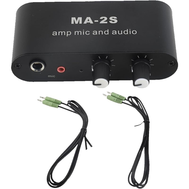 Audio And Music Mixer - M52K-MA-2S Mikrofonowy Wzmacniacz Muzyczny 1 Zestaw