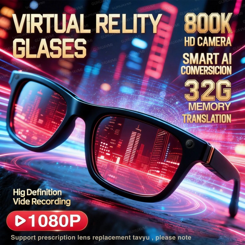Audio Music Videos - Okulary Lenovo 8K AI Smart Glasses