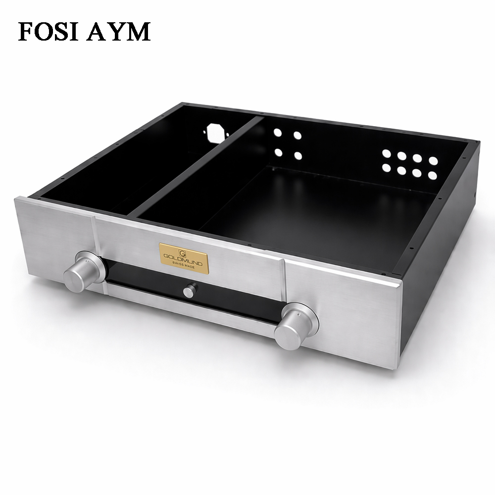 Headphone Amplifier Dac - Obudowa wzmacniacza FOSI AYM 430x340x95mm, aluminiowa,