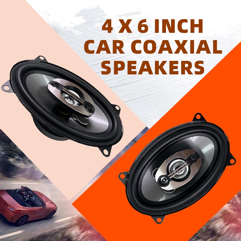 Audio Universal Music - Głośnik samochodowy 4x6 cali 450W uniwersalny