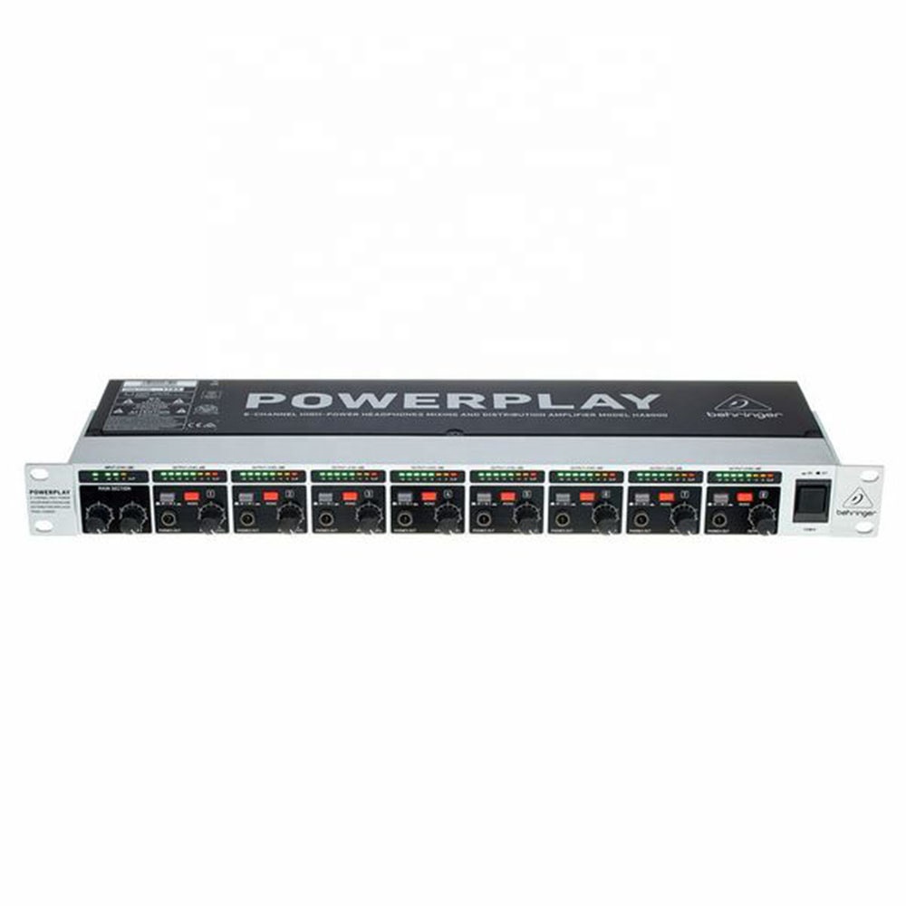 Audio Music Distribution - Behringer HA8000 V2 8-kanałowy stereofoniczny wzmacniacz