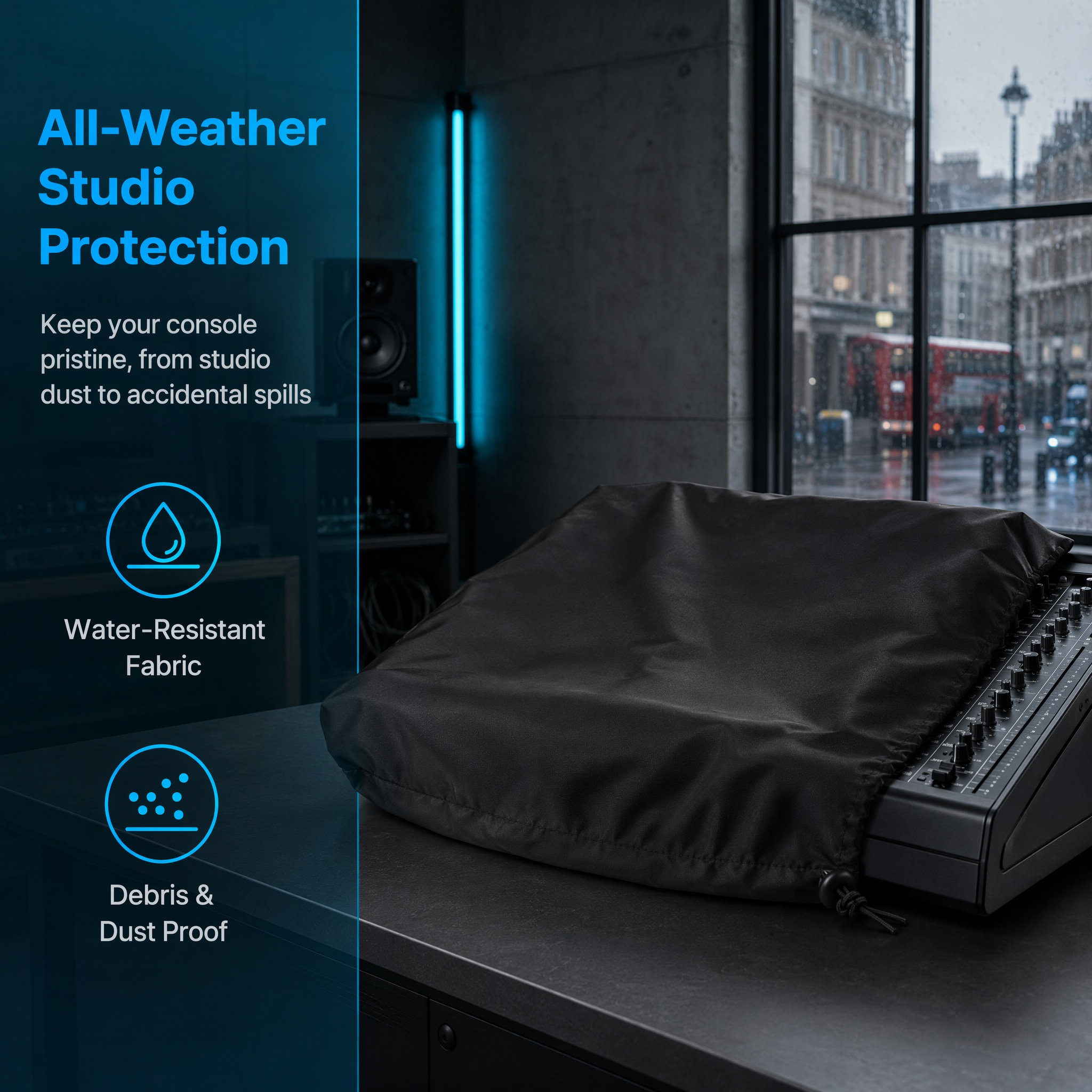 Audio And Music Mixer - Ochronny pokrowiec na mikser audio, wodoodporny