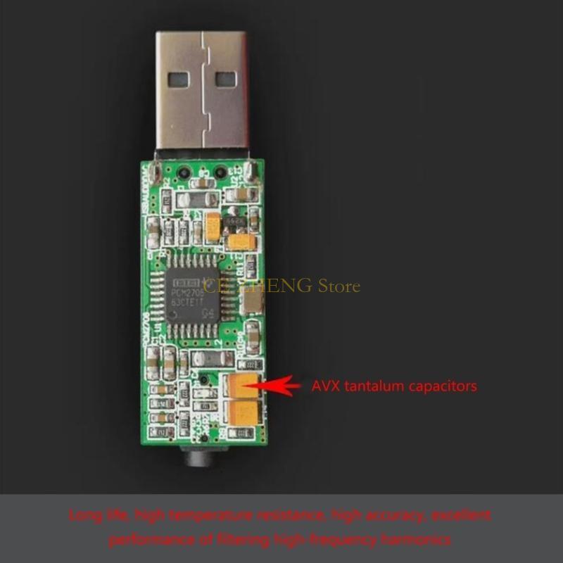 Headphone Amplifier Dac - E56B profesjonalny adapter karty dźwiękowej USB
