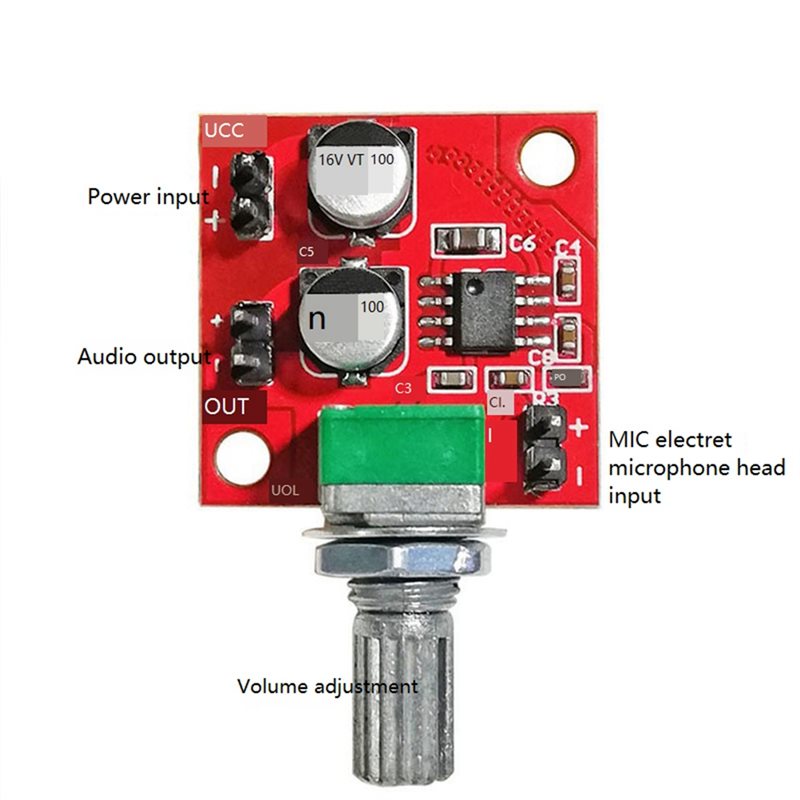 Płytka wzmacniacza mikrofonowe – Portable Amplifier Mini recenzja i cena