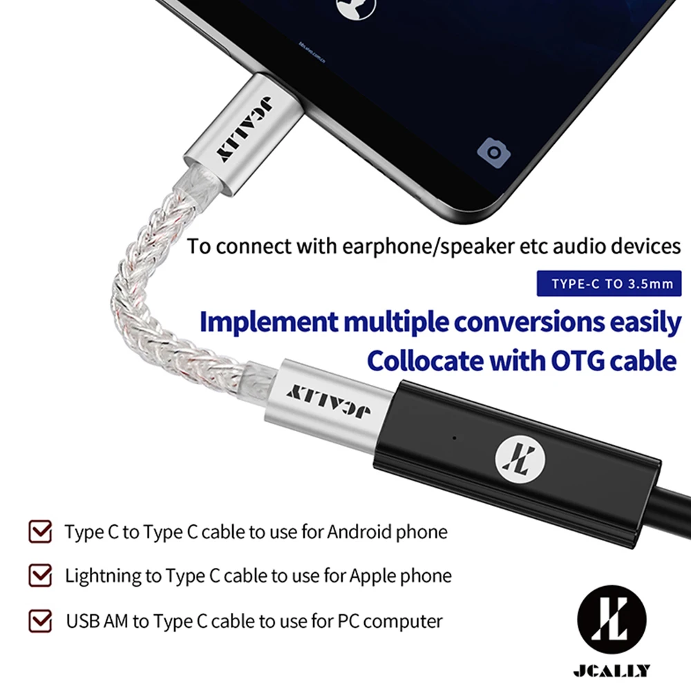Przenośny wzmacniacz DAC JCALL – Headphone Amplifier Dac recenzja i cena