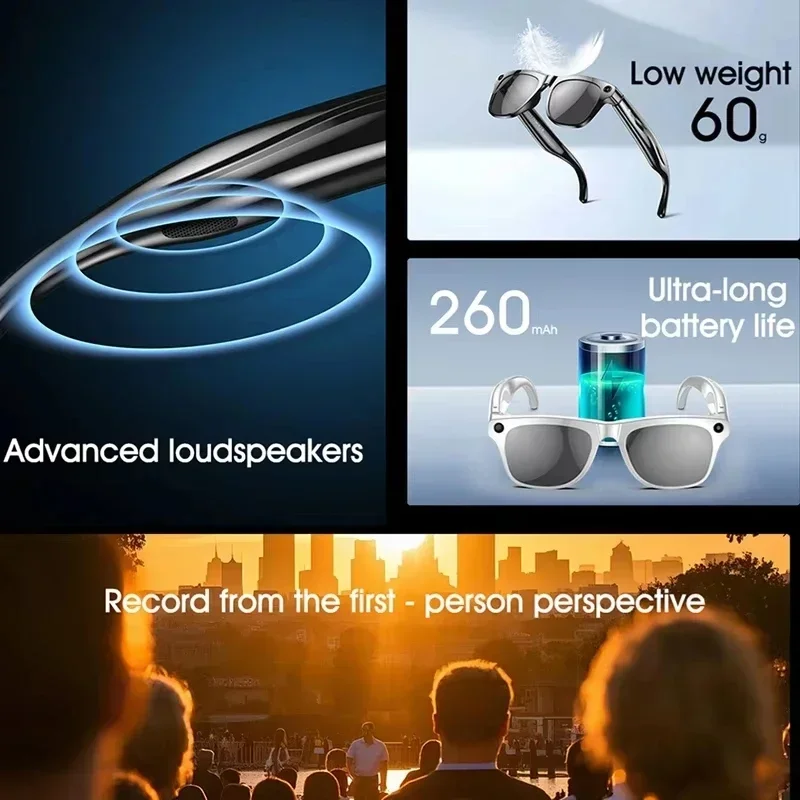 Okulary Lenovo 8K AI Smart Gla – Audio Music Videos recenzja i cena