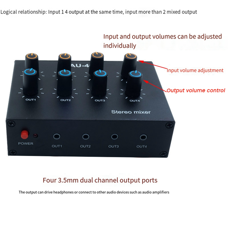 M07K-AU-404 Stereo Sound Czter – Audio And Music Mixer recenzja i cena
