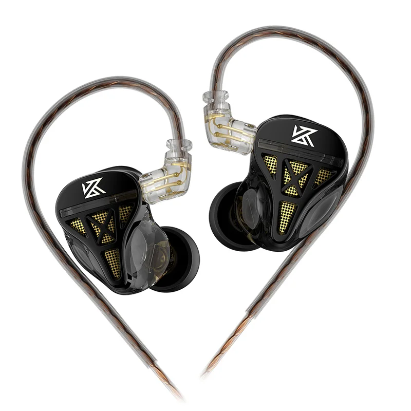 Słuchawki douszne KZ DQS 1DD H – Audio Music Dj recenzja i cena