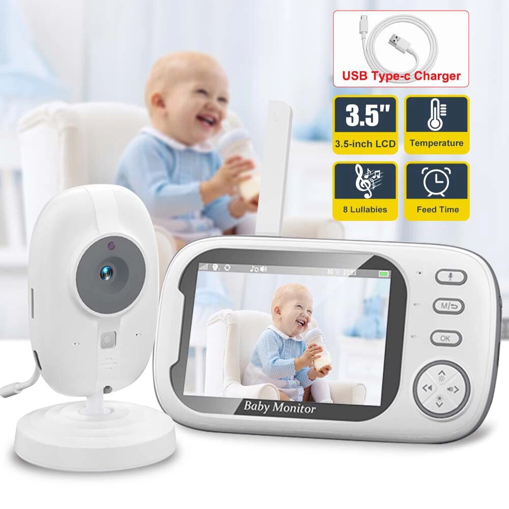 3,5'' niania wideo 2.4G matka  – Audio Music Videos recenzja i cena