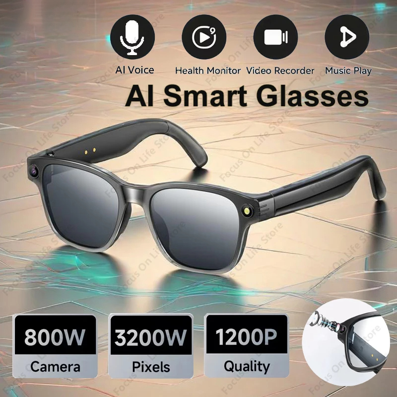 Inteligentne okulary AI z 8-me – Audio Music Videos recenzja i cena