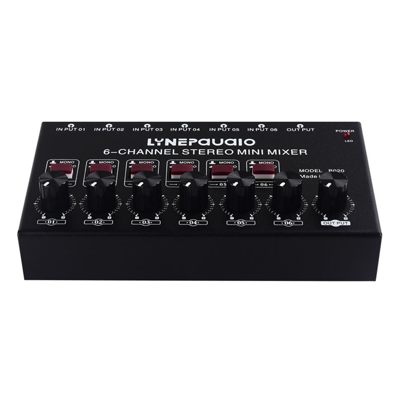 Wykwintny, mini 6-kanałowy mik – Audio And Music Mixer recenzja i cena