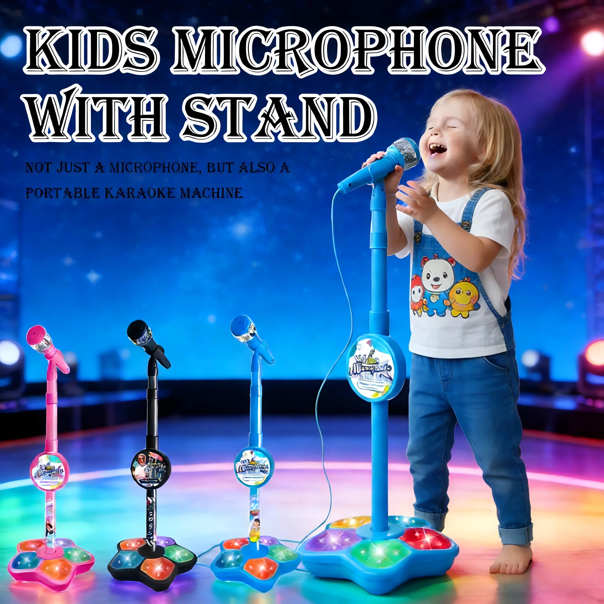Mikrofon do karaoke ze stojaki – Audio Music Maker recenzja i cena